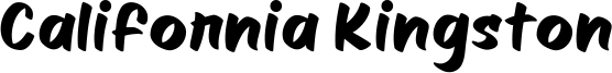 California Kingston Font