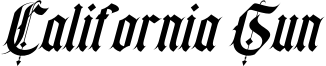 California Sun Font