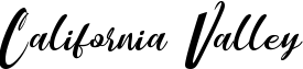 California Valley Font