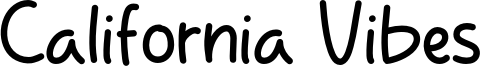 California Vibes Font