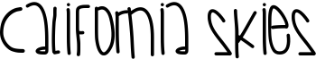 California Skies Font