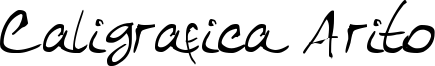 Caligrafica Arito Font