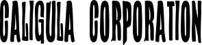 Caligula Corporation Font
