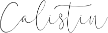 Calistin.otf
