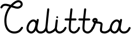 Calittra Font
