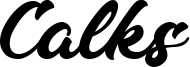Calks Font