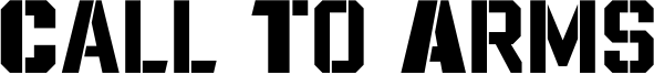 Call To Arms Font