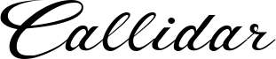 Callidar Font
