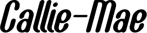 Callie-Mae Italic.otf
