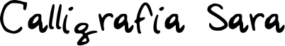Calligrafia Sara Font