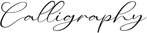 Calligraphy Font