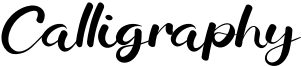 Calligraphy Font