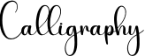 Calligraphy Font