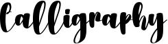 Calligraphy Font