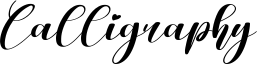 Calligraphy Font