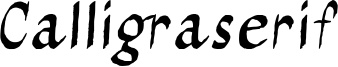 Calligraserif Font