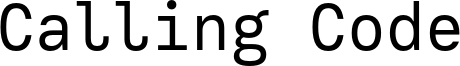 CallingCode-Regular.otf