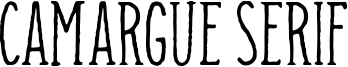 Camargue Serif Font