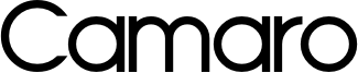 Camaro Font