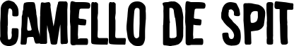 Camello De Spit Font