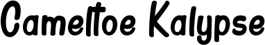 Cameltoe Kalypse Font