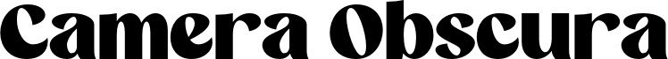 Camera Obscura Font