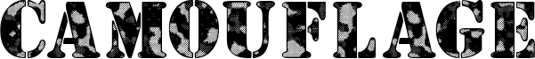 Camouflage Font