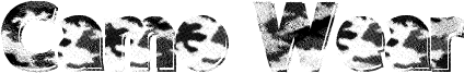 Camo Wear Font