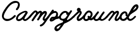 Campground Font