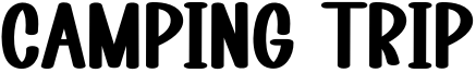Camping Trip Font