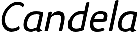 CandelaItalic.otf