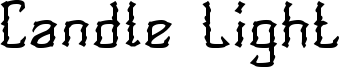 Candle Light Font