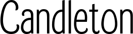 Candleton Font