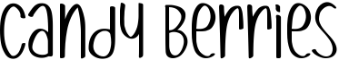Candy Berries Font