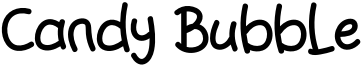 Candy Bubble Font