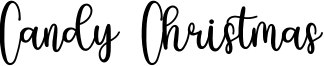 Candy Christmas Font
