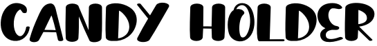 Candy Holder Font