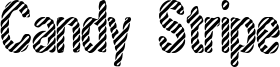 Candy Stripe Font