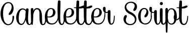 Caneletter Script Font