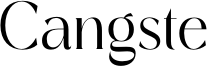Cangste Font