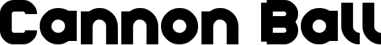 Cannon Ball Font