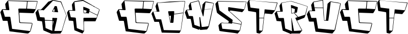 Cap Construct Font