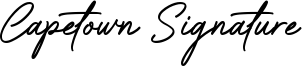 Capetown Signature Font