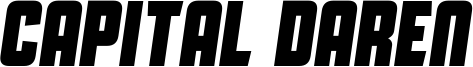 Capital Daren Italic.ttf