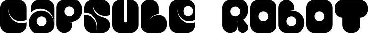 Capsule Robot Font