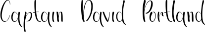 Captain David Portland Font