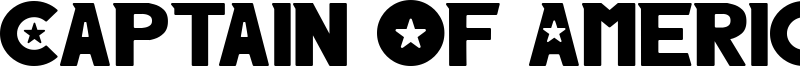 Captain Of America Font