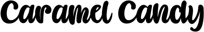 Caramel Candy Font