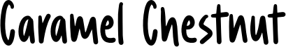 Caramel Chestnut Font