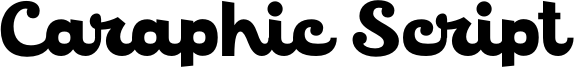 Caraphic Script Font